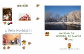 Feliz Navidad !! - Becerril de Camposbecerrildecampos.es/files/2017/12/PROGRAMA-2017.pdf · Celebración de la “FIESTA DE NAVIDAD”, con la actuación del coro de Becerril de Campos