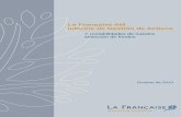 La Française AM Informe de Gestión de Activos€¦ · La Française des Placements: SAS con capital de 17.696.676 € - R.C.S. PARIS B 314 024 019 - 173, bd Haussmann - 75008 PARIS