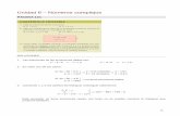 Unidad 6 – Números complejosblog.educastur.es/mates1a/files/2012/01/1_6.pdf · Unidad 6 – Números complejos PÁGINA 131 SOLUCIONES 1. Las soluciones de las ecuaciones dadas