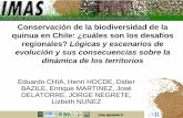 Conservación de la biodiversidad de la quinua en Chile ... · -6,34 -2,99 0,37 3,72 7,08 cp 1-6,67-3,31 0,04 3,39 6,75 cp 2 a01 a03 a07 a11 a13 a14 a16 a17 a24 a25 a29 a30 a32 a38