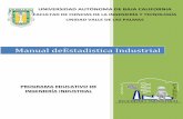 Manual deEstadistica Industrialcitecuvp.tij.uabc.mx/ii/wp-content/uploads/2020/04/ESTADISTICA... · El reporte deberá de incluir cuadro sinóptico, mapa conceptual de los conceptos