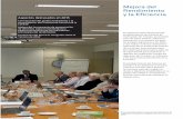Mejora del Rendimiento y la Eficiencia · 2016-09-19 · 42 • InSpeccioneS In SItu El curso práctico sobre la presentación del informe de evaluación del Ejercicio Integrado sobre