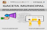REGLAMENTO DE ANUNCIOS DEL - San Miguel el Altosanmiguelelalto.gob.mx/files/reglamentos/2019/REGLAMENTO... · 2019-10-03 · Los anuncios de carácter político se regularán atendiendo