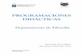 PROGRAMACIONES DIDÁCTICAS€¦ · Justificación de la programación didáctica (orientaciones metodológicas, atención a la diversidad, estrategias para el refuerzo y planes de