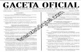 finanzasdigital...GACETA OFICIAL DE LA REPÚBLICA BOLIVARIANA DE VENEZUELA AÑo CXLII - MES IV SUMARIO ASAMBLEA NACIONAL Caracas, martes 27 de enero de 2015 Número 40.589 Resoluciones