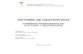 INFORME DE GESTIÓN 2014 - monitorlegislativo.netmonitorlegislativo.net/wp-content/uploads/2014/10/...REPÚBLICA BOLIVARIANA DE VENEZUELA ASAMBLEA NACIONAL COMISIÓN PERMANENTE DE