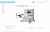 máquina de anestesia Wato EX-20servimedicingenieria.com/pdfs/Maquina_WatoEX20_Dig_Nuevo.pdfMáquina Wato EX-20 máquina de anestesia L Especiﬁcaciones Técnicas Carrera 49C No.