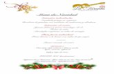 Menú de Navidad - La Taranta · 2018-11-19 · Menú de Navidad Entrantes individuales Ensalada griega en crujiente Brocheta de gambas con emulsión de mahonesa y albahaca Entrantes