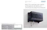 Micro PLC diseñado para admitir la recopilación de datos y ... · ・Las fotografías e ilustraciones de los productos utilizadas en este catálogo pueden variar en cierto grado