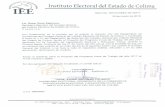Instituto Electoral del Estado de Colima trabajo 2017/Programa Anual Comision... · "Miguel González Castro" Martes 25 de abril a las 6:00 pm. Cornisión de Capacitación Electoral