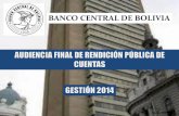 BANCO CENTRAL DE BOLIVIA€¦ · 0 10 20 30 40 50 60 70 80 90 100 El encaje legal es el porcentaje de los depósitos de las personas y empresas en el sistema financiero que son resguardados