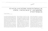 EVOLUCiÓN HISTÓRICA DEL HOCKEY SOBRE …...Hockey Club de Bruselas venció al Centaur Roller Club de París por 3-0 y 3-1 y al Metropolitan Club de París por 2-0. Era el momento