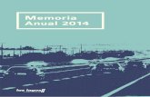 Memoria Anual 2014 - scloslagos.cl · Presentación de la memoria - Memoria Anual 2014 Mensaje del Presidente ... premio por seguridad vial contemplado en el Contrato de Concesión,