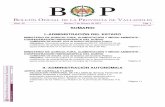 DE LA DE - bop.sede.diputaciondevalladolid.es€¦ · Información pública relativa a la autorización administrativa y al estudio de impacto ambiental para la instalación del parque