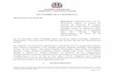 República Dominicana TRIBUNAL …...Acción Constitucional de Amparo, interpuesta en fecha 28 de noviembre de 2014, por el señor JUAN C. COMPRES GUZMÁN, contra la Procuraduría