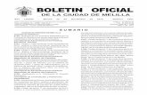 BOLETIN OFICIAL - hispagua.cedex.eshispagua.cedex.es/sites/default/files/hispagua_legislacion/BOCAM... · DE LA CIUDAD DE MELILLA Año LXXXIV - Martes 23 de Noviembre de 2010 - Número