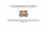 UNIVERSIDAD ANDINAplanificacion.uancv.edu.pe/.../RIT-DOCENTE-UANCV.pdf · REGLAMENTO INTERNO DE TRABAJO PARA EL PERSONAL DOCENTE UANCVUNIVERSIDAD ANDINA NÉSTOR CÁCERES VELASQUEZ
