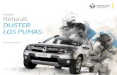Nuevo Renault DUSTER LOS PUMAS...El nuevo Renault Duster Los Pumas tiene detalles de diseño que lo diferencian y hacen único. Grilla frontal cromada, embellecedores para los zócalos