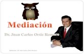 Mediación | Dr. Juan Carlos Ortiz Romero...Mediación | Dr. Juan Carlos Ortiz Romero Posibilidades de la mediación en el ámbito educativo (3) ¿Cuándo evitar la mediación?! Cuando