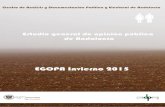 Edición EGOPA Invierno 2015 invierno 2015.pdf · los andaluces. De esta forma, en el EGOPA invierno 2015, se integran preguntas para conocer la opinión de los andaluces en relación