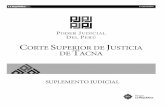 2 La República - Amazon S3...2018/03/16  · 2 La República SUPLEMENTO JUDICIAL TACNA Viernes, 16 de marzo del 2018 Corte Superior de Justicia de Tacna NOTA DE PRENSA N 036-2018-II-CSJT-PJ
