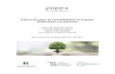 Educación para la Sostenibilidad en España. Reflexiones y ... · Es Doctor en Educación Ambiental (UAM, 2016), Máster en Investigación, Gestión y Desarrollo Local (UCM, 2002)