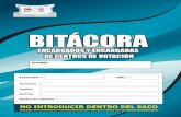 BITÁCORA - Tribunal Supremo de Elecciones · 2013-05-07 · Bitácora para Encargados y Encargadas de Centros de Votación 11 Cuando le corresponda recolectar los sacos con la documentación