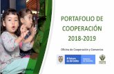PORTAFOLIO DE COOPERACIÓN 2018-2019 - ICBF...2019/07/10  · PORTAFOLIO DE COOPERACIÓN 2018-2019 Oficina de Cooperación y Convenios Misión Promover el desarrollo y la protección