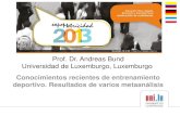 Prof. Dr. Andreas Bund Universidad de Luxemburgo, …...ava Participantes 0,38 0,47 n.s. 0,26 0,47 Meta 2: Autoconversaciones - Resultados Diapositiva 14 de 19 Prof. Dr. Andreas Bund