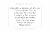Atención y Servicio al Cliente Comunicación Efectiva Liderazgo Potenciador Marketing ...demercadeo.com/wp-content/uploads/2015/04/Bernard-Horan... · 2017-12-14 · Carrera Profesional!!