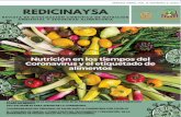 Marzo Abril 2020 |Volumen 9 | Núm. 2 · Esta edición REDICINAySA, marzo-abril Vol. 9 No.2, 2020, titulada “La nutrición en los tiempos del coronavirus y el etiquetado de alimentos