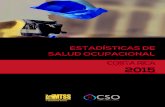 COSTA RICA 2015 - Consejo de Salud Ocupacional...ESTADÍSTICAS DE SALUD OCUPACIONAL, COSTA rICA Resumen, 2015 El presente resumen da pautas importantes para analizar las prioridades