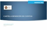 CARTILLA RENDICIÓN DE CUENTAS - AGN · 2018-09-12 · El Archivo General de la Nación Jorge Palacios Preciado - AGN, es una entidad del orden nacional, adscrita al Ministerio de
