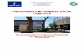 PROGRAMACIÓN GENERAL ANUAL 2019-2020ies-almodovar.centros.castillalamancha.es/sites/... · PROGRAMACIÓN GENERAL ANUAL 2019-2020. 2 ... ACTUACIÓN Temporalización Responsable/es