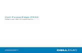 Dell PowerEdge R530€¦ · Descripción general del sistema Dell PowerEdge R530 El sistema Dell PowerEdge R530 es un servidor en bastidor que admite hasta: • Dos procesadores basados