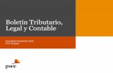 Boletín Tributario, Legal y Contable€¦ · de México traerá cambios significativos efectivos a partir del 1 de enero de 2020. Uno de los que se prevé realizar es limitar la