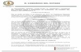 LA SEXAGÉSIMA PRIMERA LEGISLATURA AL HONORABLE …congresogro.gob.mx/61/sesiones/decretos/2016/12DICIEMBRE/DEC… · la Iniciativa de referencia y emitir el Dictamen con Proyecto