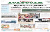 NòMERO 6117 Migraci n provoca epidemia en Acayucandiarioacayucan.com/hemeroteca/2019-05-01.pdf · En el marco de la guerra hispano-estadounidense, tiene lugar en la Bah a de Manila,