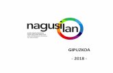 GIPUZKOA - 2018 - nagusilannagusilan.org/wp-content/uploads/2019/11/MEMORIA-DE...NAGUSILAN Gipuzkoa 2018 en CIFRAS 114 personas que se han puesto en contacto (vía e-mail, teléfono