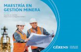 MAESTRÍA EN GESTIÓN MINERA - Escuela de Postgrado en Perú · para empresas de los sectores minería, energía, alimentos y gobierno. Profesora asociada de la Escuela. MARILUZ ADANIYA