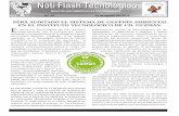 Noti Flash Tecnológico - ITCG 60.pdf · cualquier cambio y avance realizado. La norma ISO 14001 describe el proceso que debe seguir la Institución y le exige respetar las leyes
