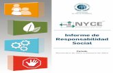 NYCE | Certificación, Verificación, Normalización€¦ · NMX.NYCE NOM +%NYCEASIA NYCE Periodo: Noviembre de 2011 a Octubre de 2012 . Informe de Responsabilidad Social Responsabilidad