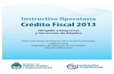 Instructivo carga de cursos 2013-1 - Argentina.gob.ar · ! 4!!!!!CréditoFiscal2013 !