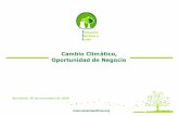Cambio ClimÆtico, Oportunidad de Negocio · 2012-11-05 · Oportunidad de Negocio Barcelona, 26 de noviembre de 2009. 3/49/37 Los Mercados del Carbono. 4/49 Los Mercados del Carbono