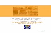 PLAN DE EMERGENCIA - Colegio Instituto Del Puertoinstitutodelpuerto.cl/userfiles/files/PLAN EMERGENCIA EVACUACION… · comunicando la colocación de un artefacto explosivo, deberá