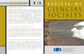 Ciencias Sociales volumen 13 tercera - unq.edu.ar · 2016-05-16 · Jorge Dotti John S. Fitch Aníbal Ford Bernardo Kosacoff Pedro Krotsch ... ARTÍCULO 7 Mitos y complejos argentinos