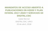 Presentación de PowerPoint - Digital CSICdigital.csic.es/bitstream/10261/163974/1/Webinar... · 2018-04-24 · mandatos de acceso abierto a publicaciones en h2020 y plan estatal