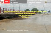 PhD. Wilson Suarez SENAMHI - Colegio de Ingenieros del PerúSoutherm Perú Privado - minero 1 1 2015 Operación RS MINERVE bajo línea de comandos SENAMHI Publico 10 2016 Operación