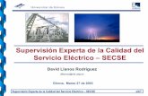 curso calidad de servicio electrico SECSE - UdGeia.udg.es/~secse/curso_calidad/curso_calidad_de... · 2003-03-27 · Supervisión Experta de la Calidad del Servicio Eléctrico –