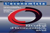 Informatiu de l’economista · 6 • Informatiu de l’economista L’INTERÈS MÉS ALT L ’1 de setembre va prendre pos- sessió la Comissió Gestora del Col·legi d’Economistes